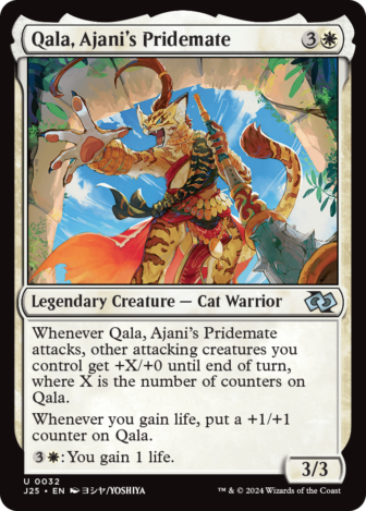 Jumpstart Foundations Anime art Qala, Ajani's Pridemate