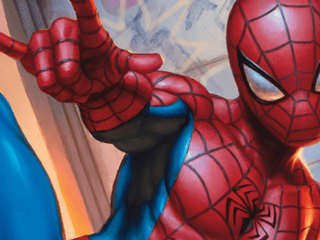 Spider-Man scene box art for mtg