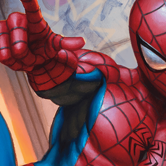 Spider-Man scene box art for mtg